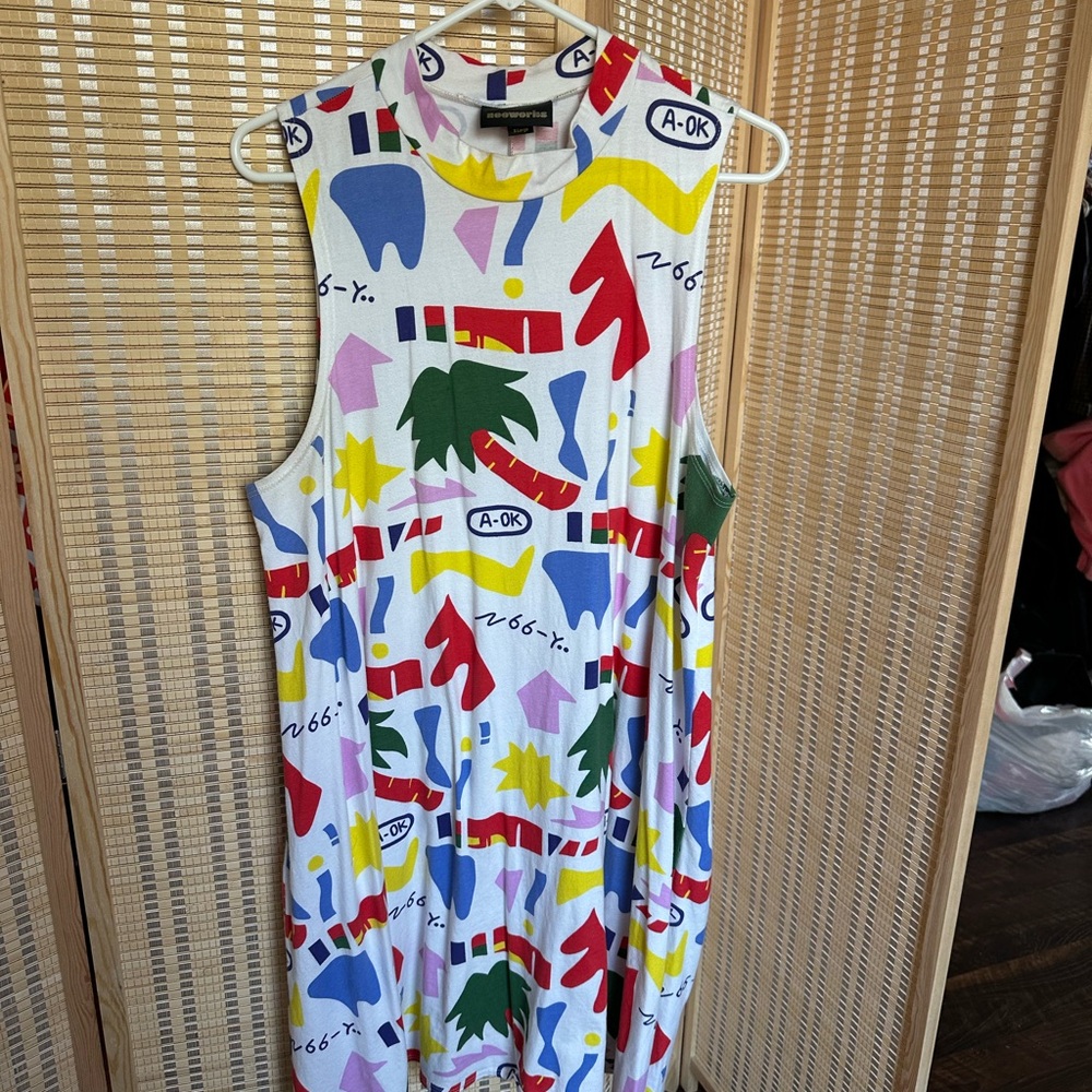 Nooworks Dahlia Dress in A-OK print